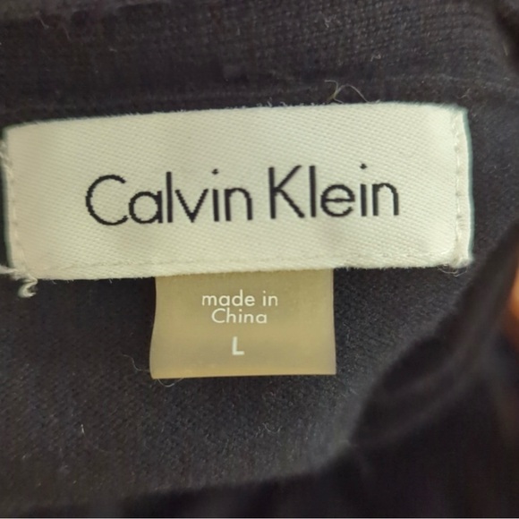 Calvin Klein Black Cropped Shrug Cardigan - Size: Large - Picture 6 of 12